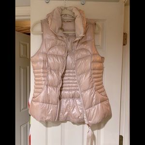 Worn once! Lululemon rosé gold puffer vest